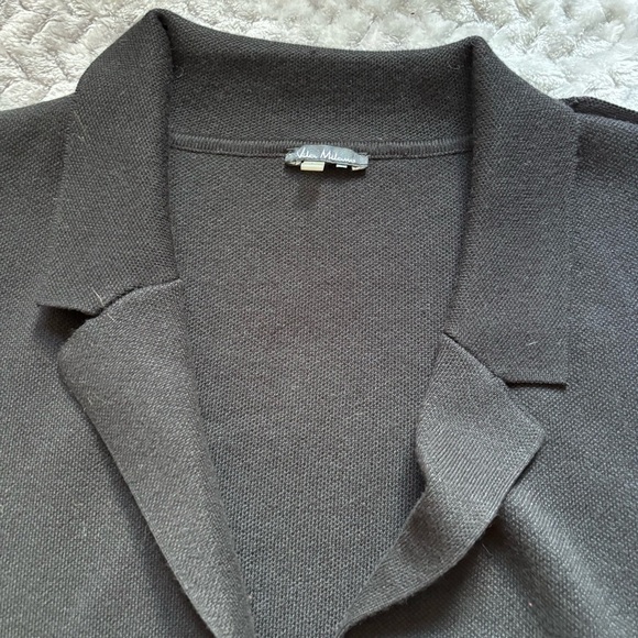 Vila Milano Black cotton blend cardigan sweater size Large - Picture 4 of 10